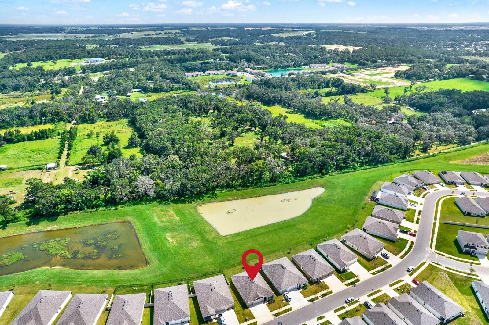 Surrounded by Dade Citie's nature views.