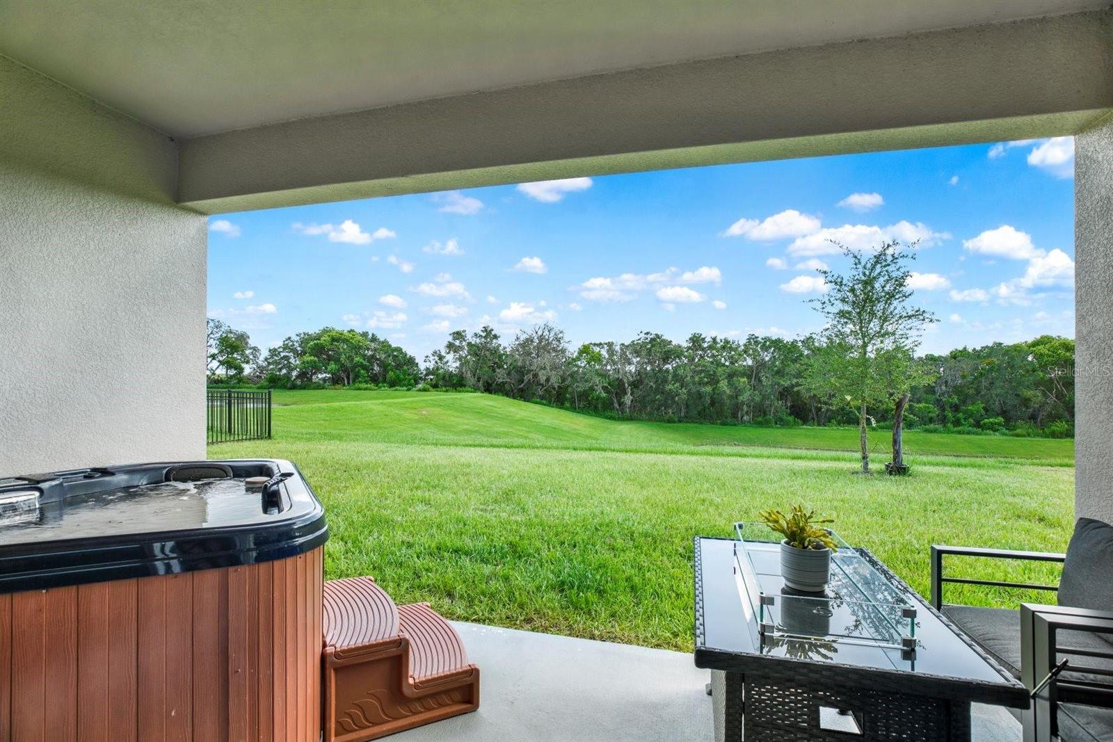 Relax in your jacuzzi in peace