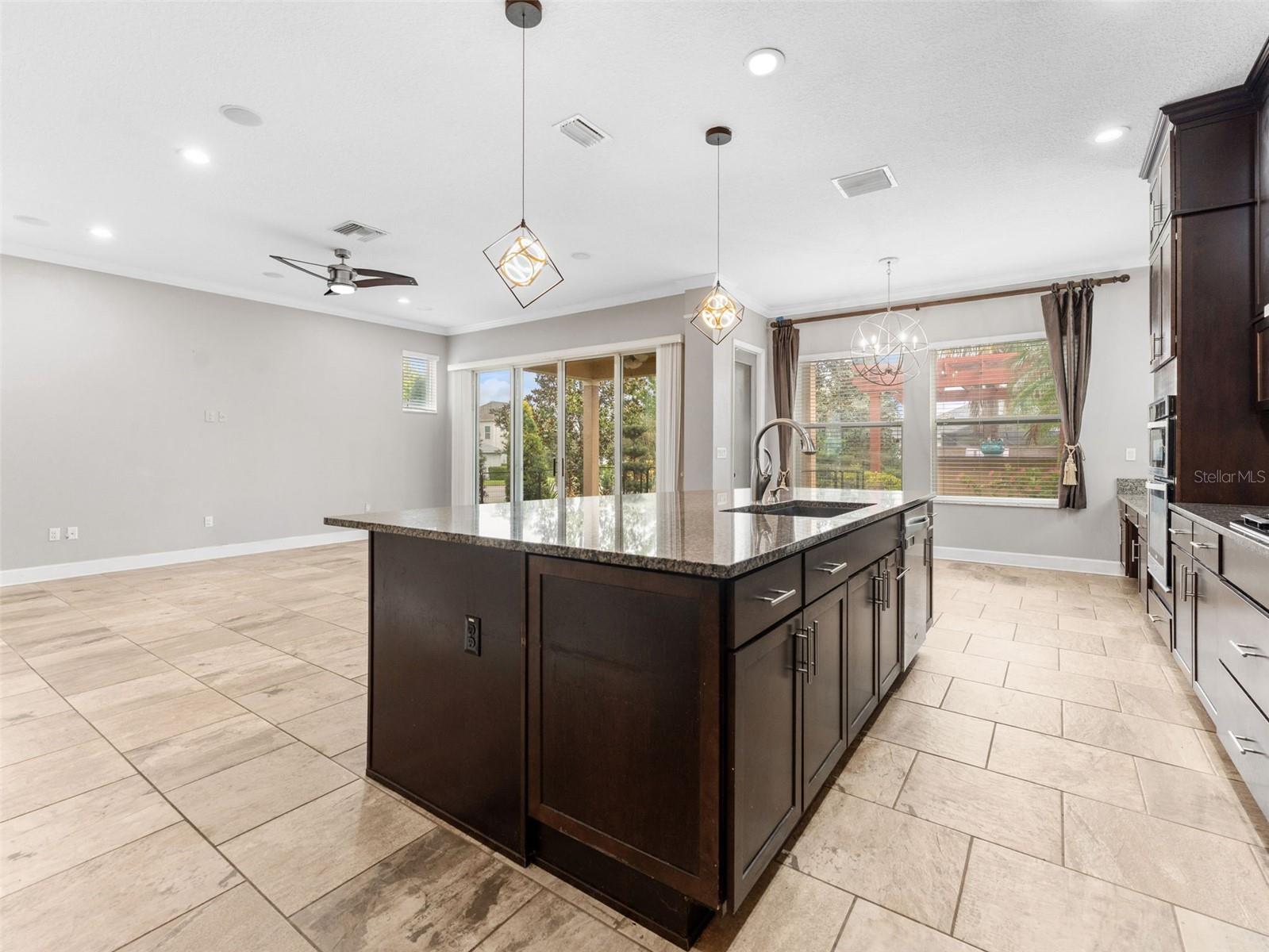 Kitchen with Island and Breakfast Bar!