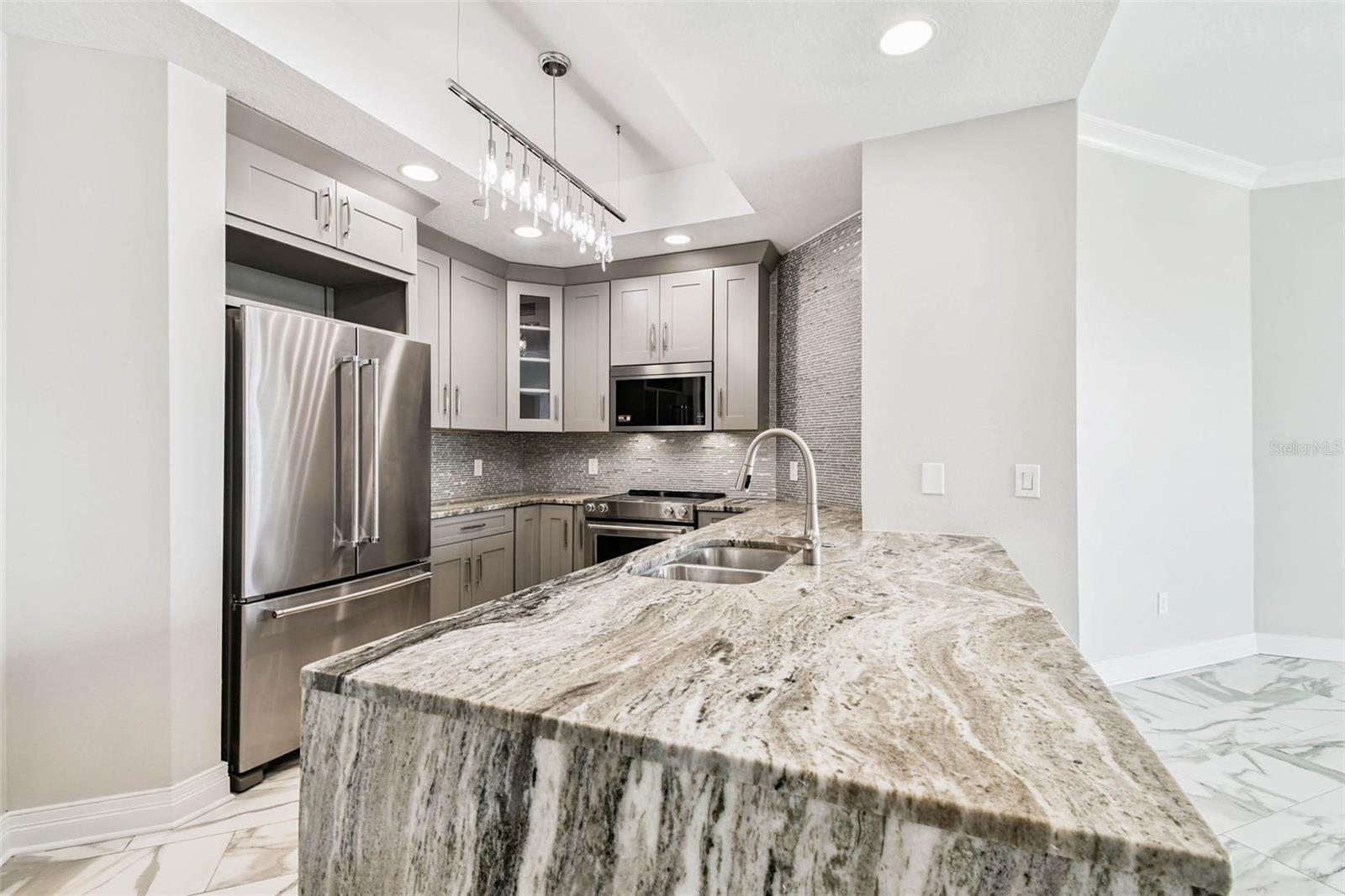 Gorgeous stone countertops