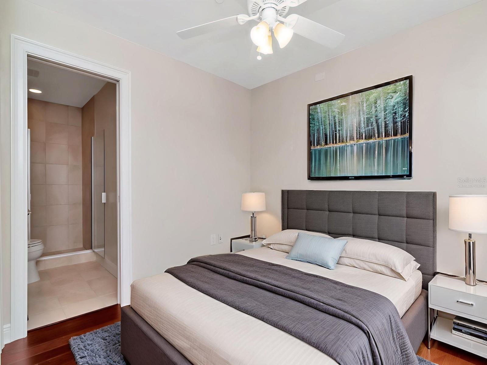 Virtually staged.  Bedroom #2/Home office