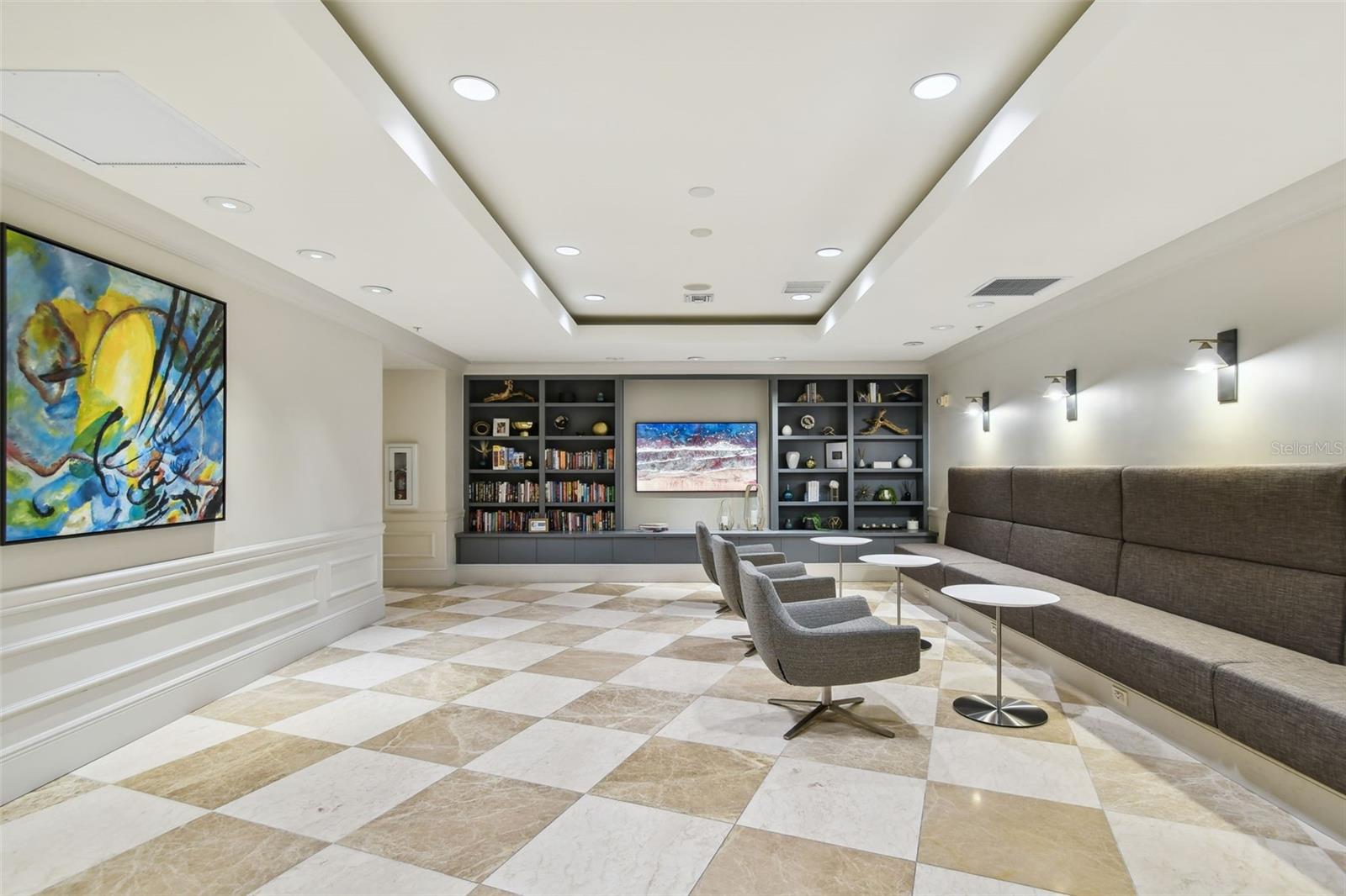 Rear lobby