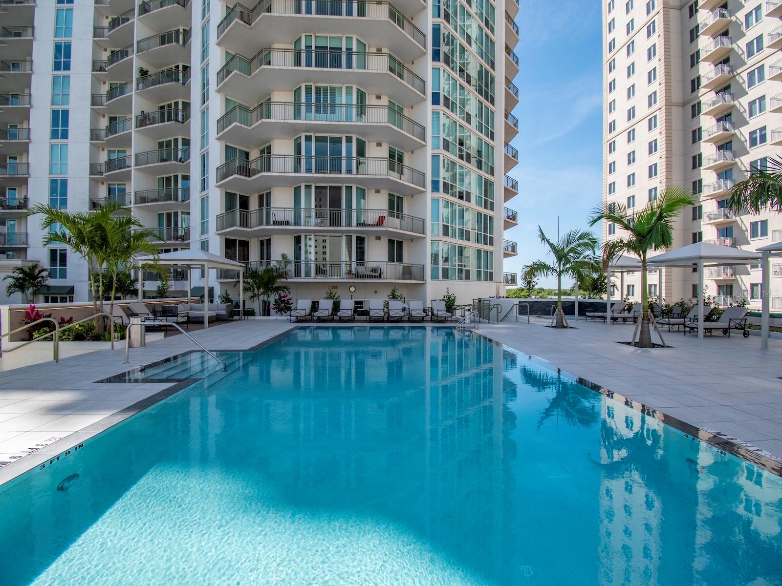 Infinity Edge Heated Pool