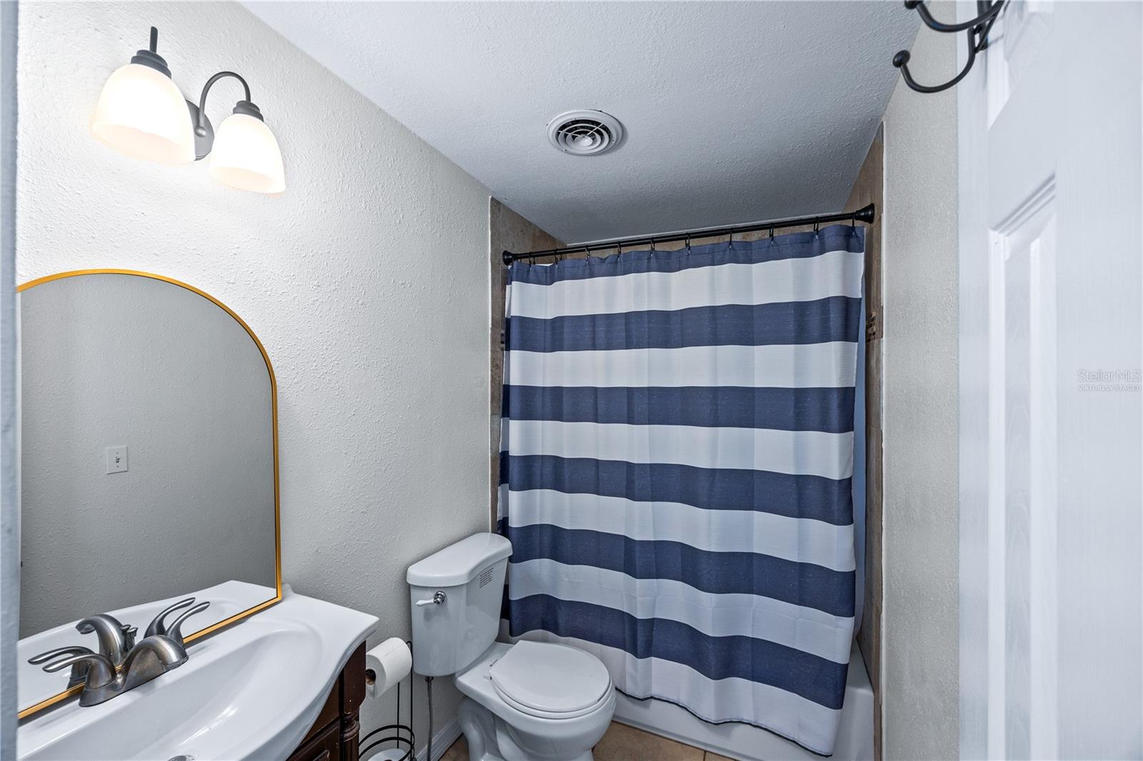 Primary Suite Bathroom 2. Virtually staged.