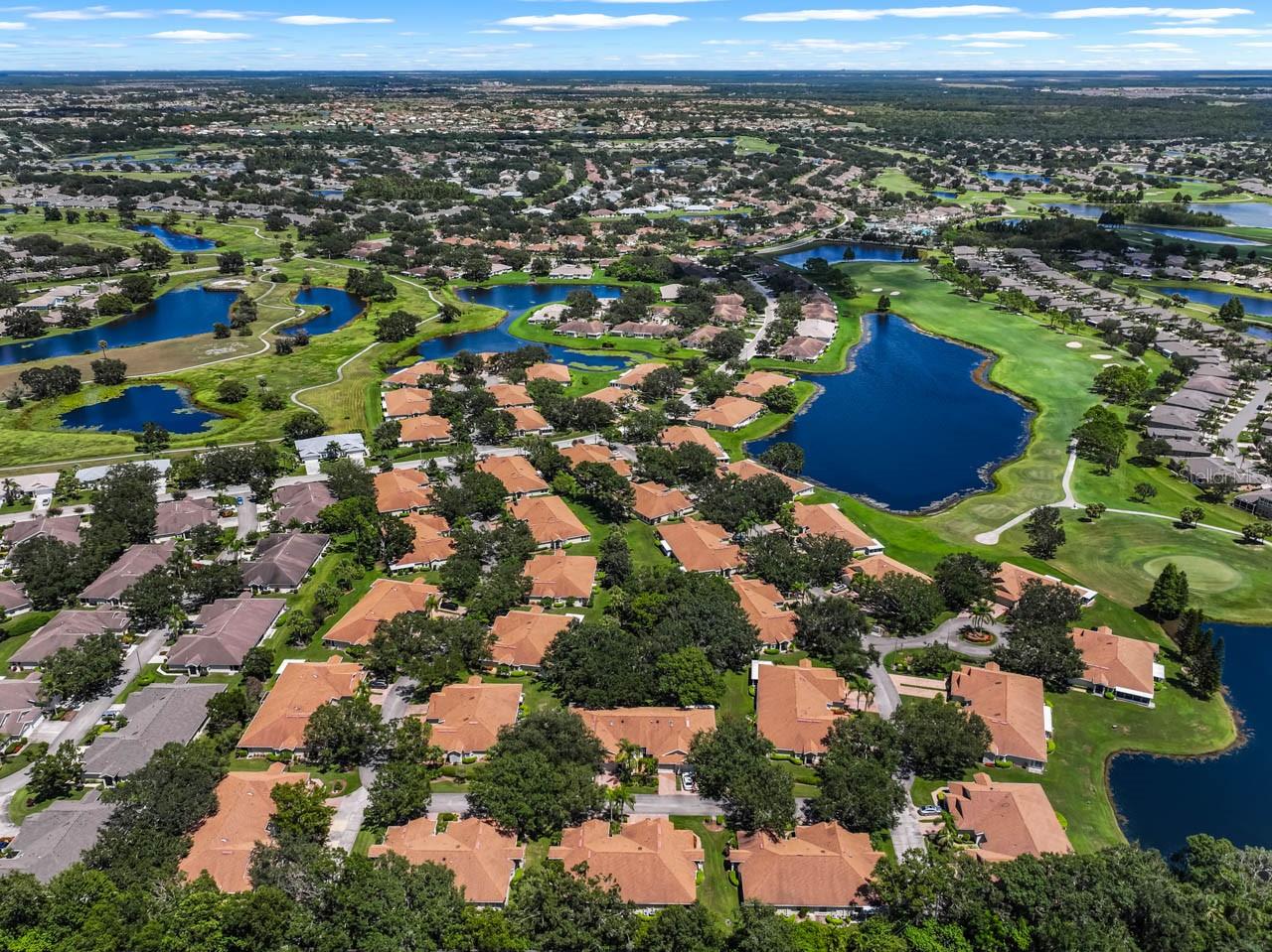 Ariel View of Neighborhood