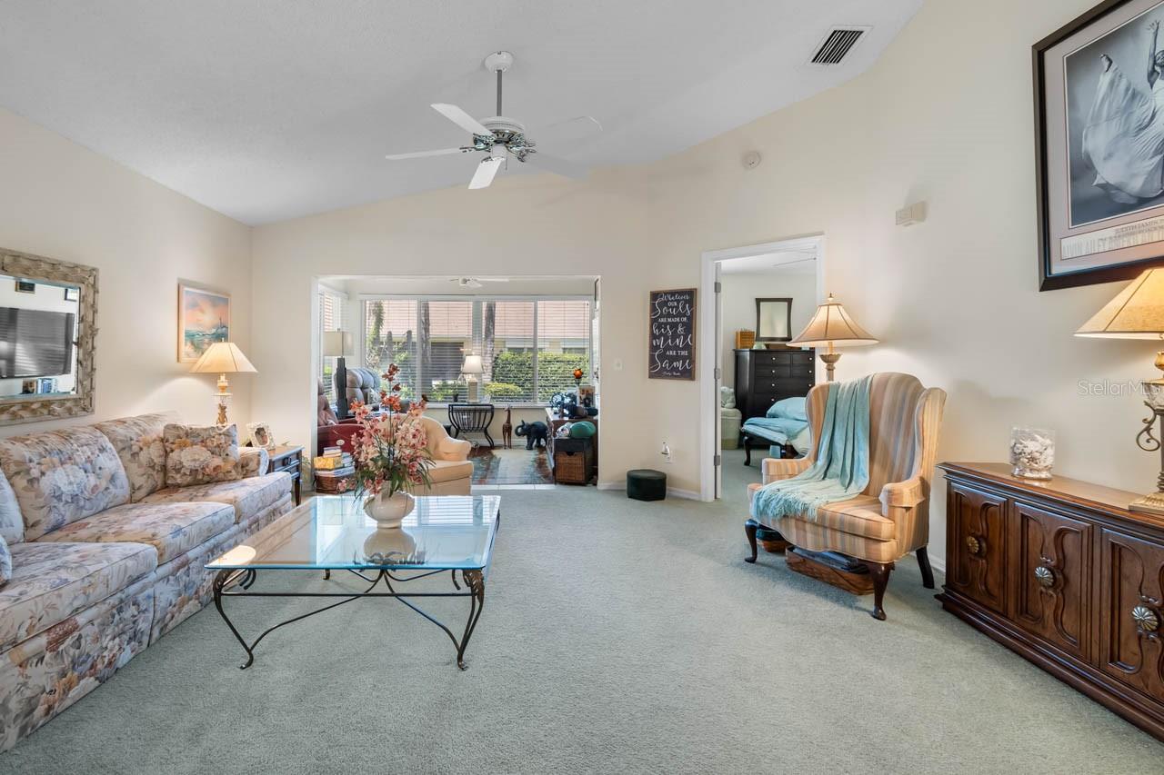 Living Area and Florida Room