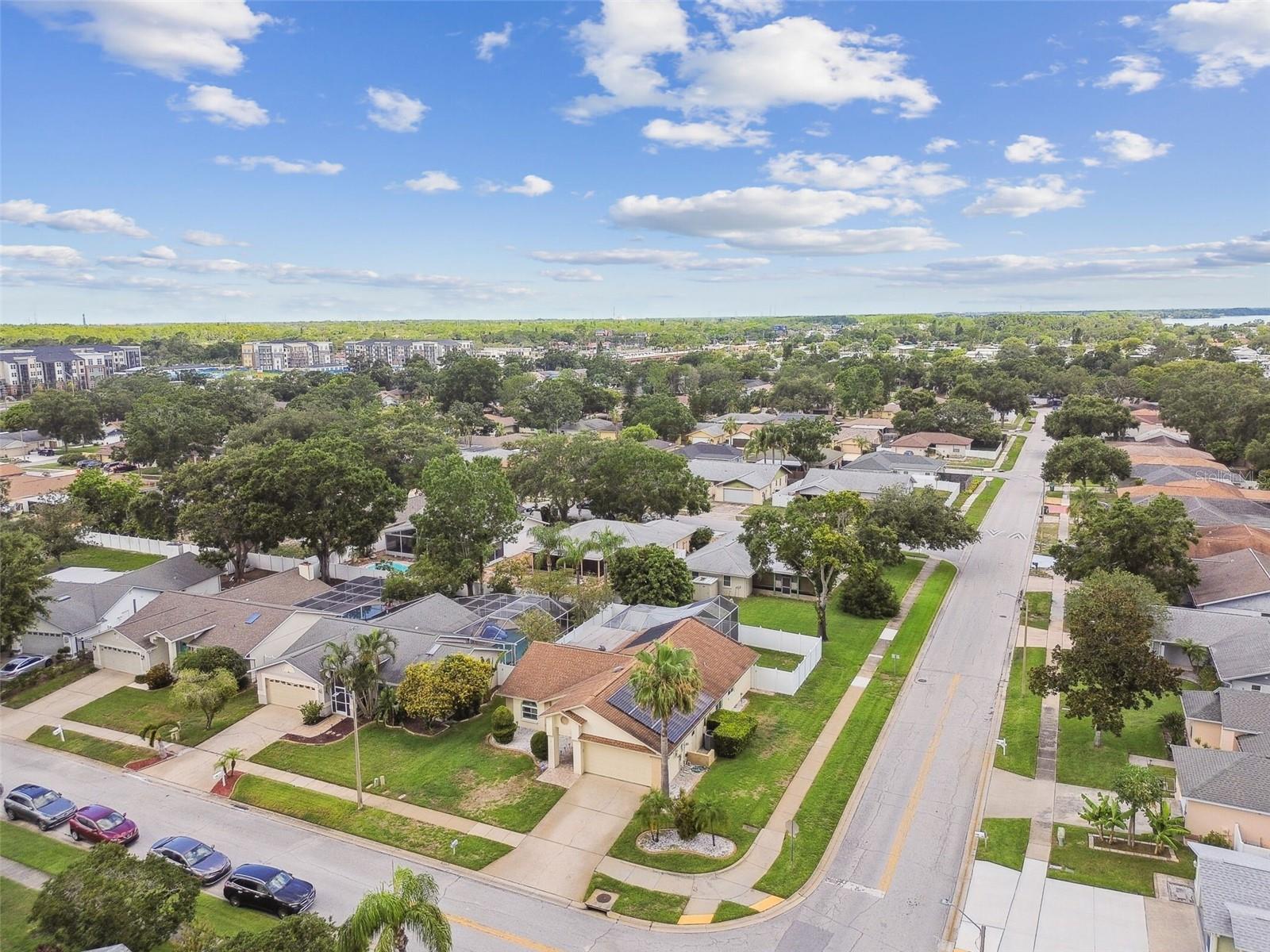 Drone corner view