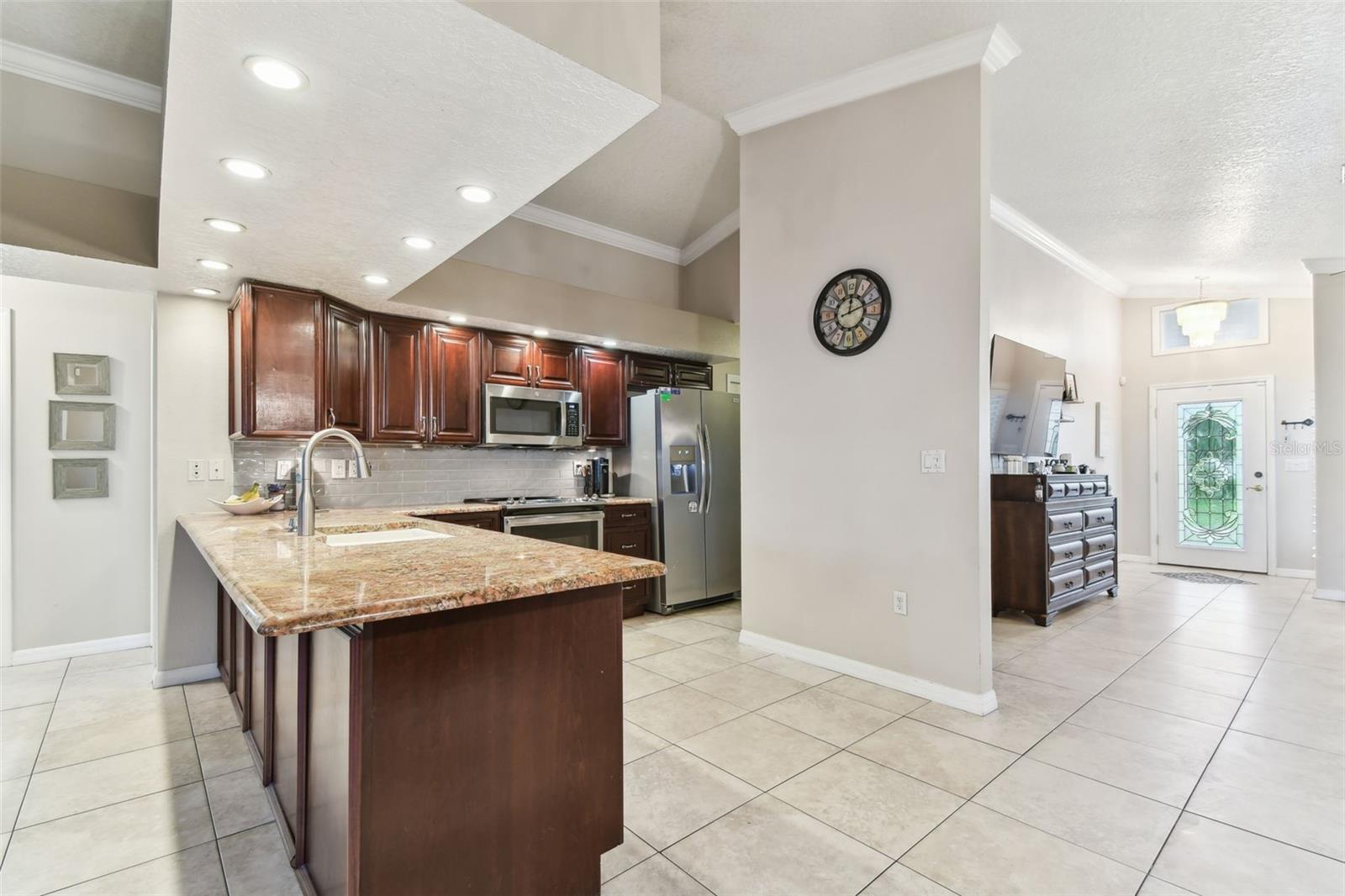 Kitchen open floor plan