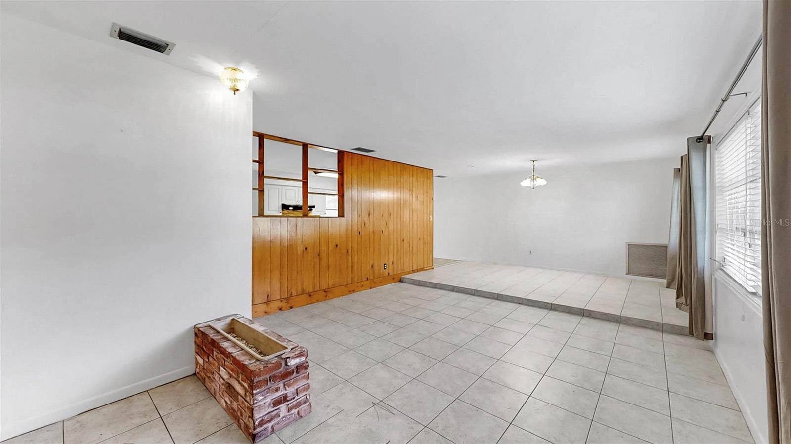 Looking from front door
