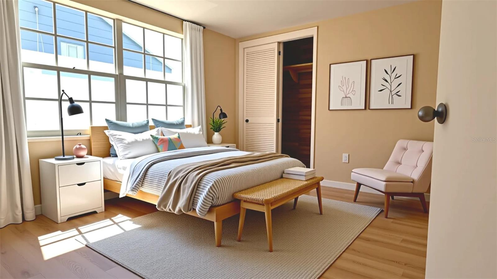 Virtual Stage - Bedroom 3