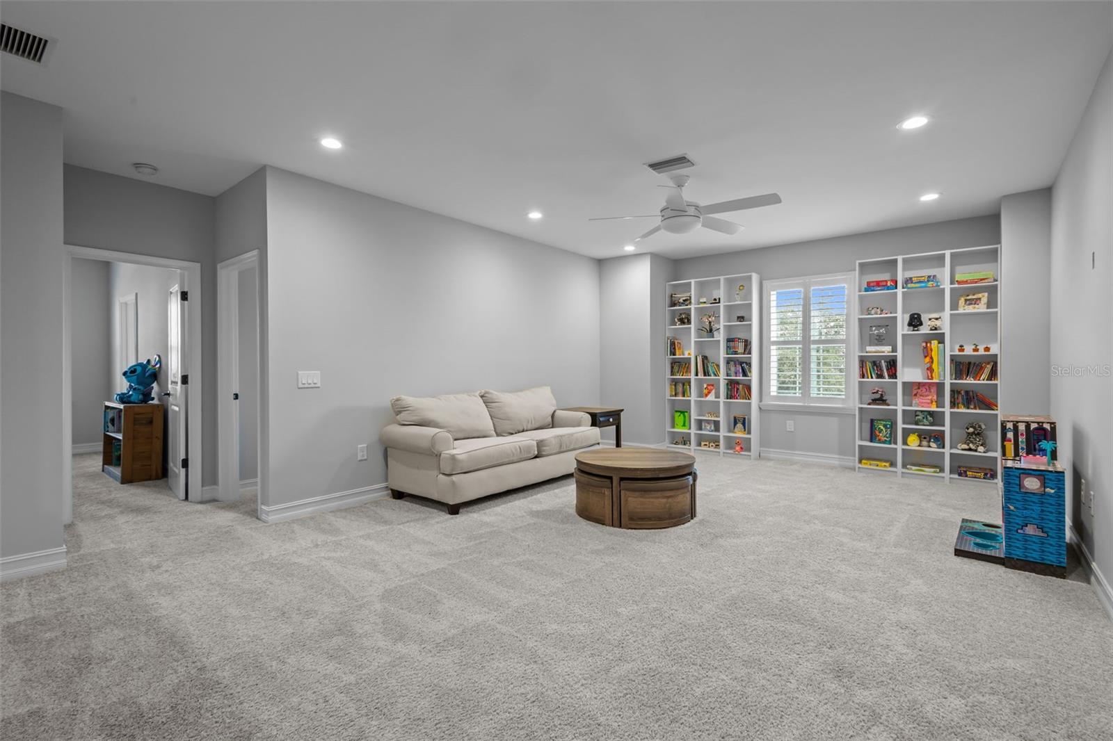 Loft area on 2nd floor, 1st thing you see when you reach the top of the stairs