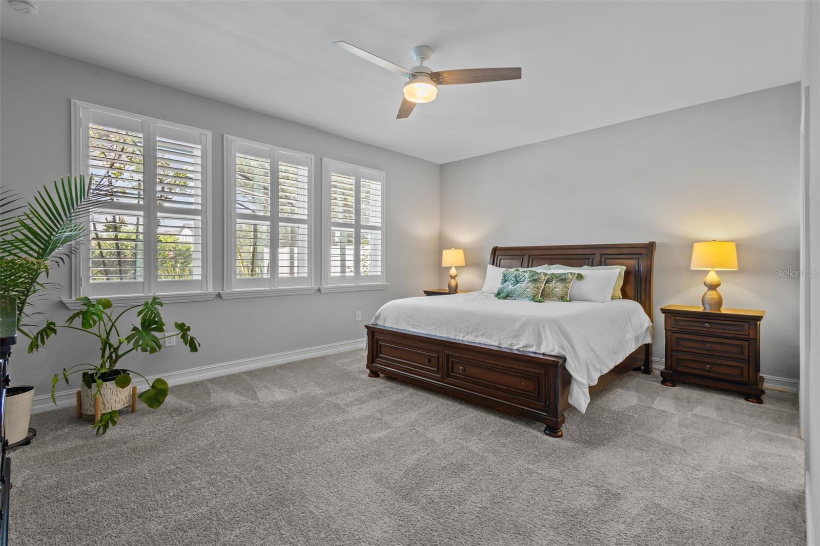 Primary Suite on first floor with amazing views + huge en suite bathroom