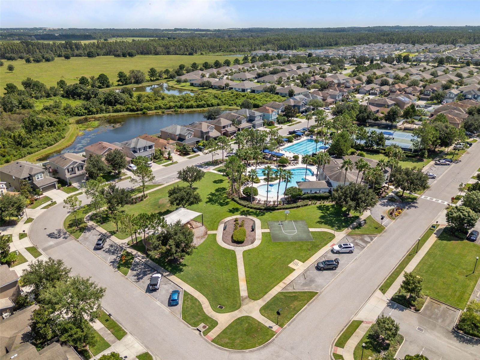 Arial view of Ammenity Area