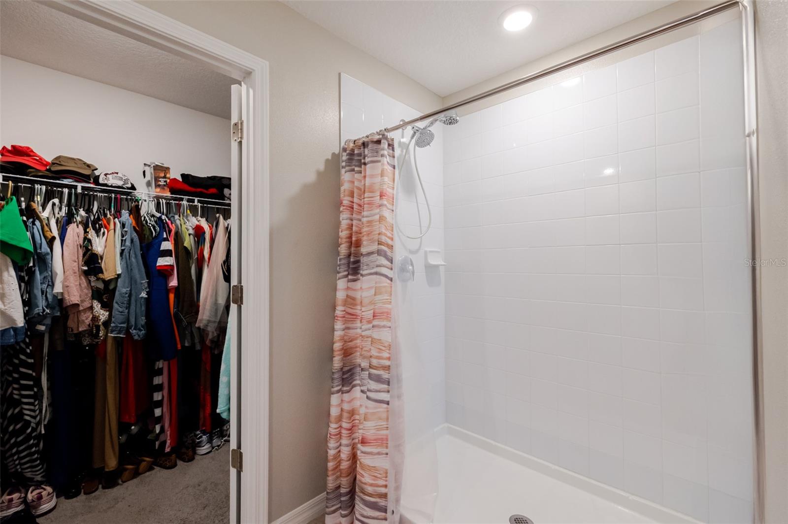 Master bath/walk in closet
