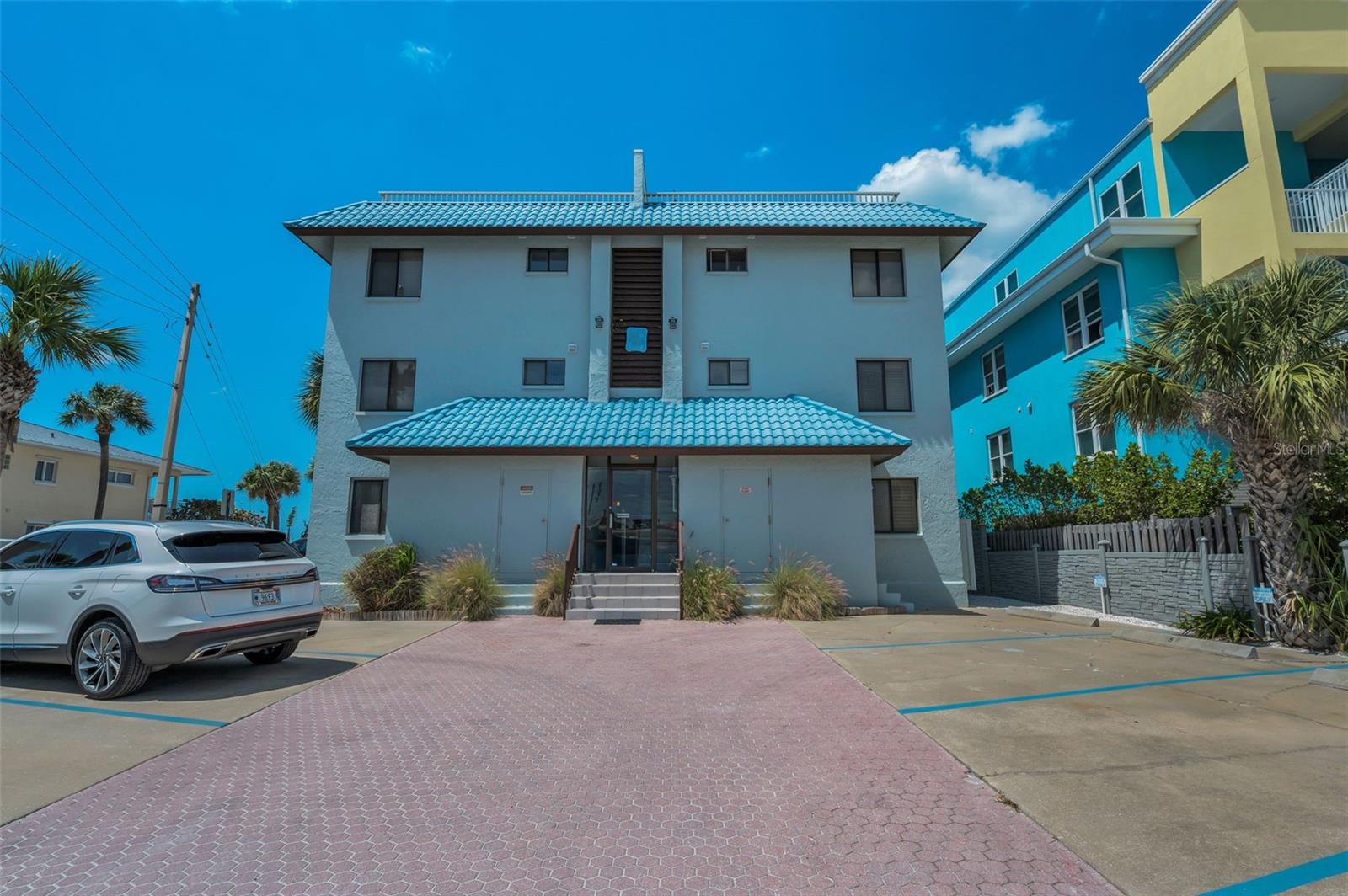 .. Private Boutique 6 Unit Condo. Penthouse Residence #5 is Located Top Floor Left Side or SW Corner. PH # 5 Conveys With  Two Spots Both Marked 5 located  on Top Right in Photo. 2300 Beach Trail - Behind  2300 Gulf Blvd on the Beach.