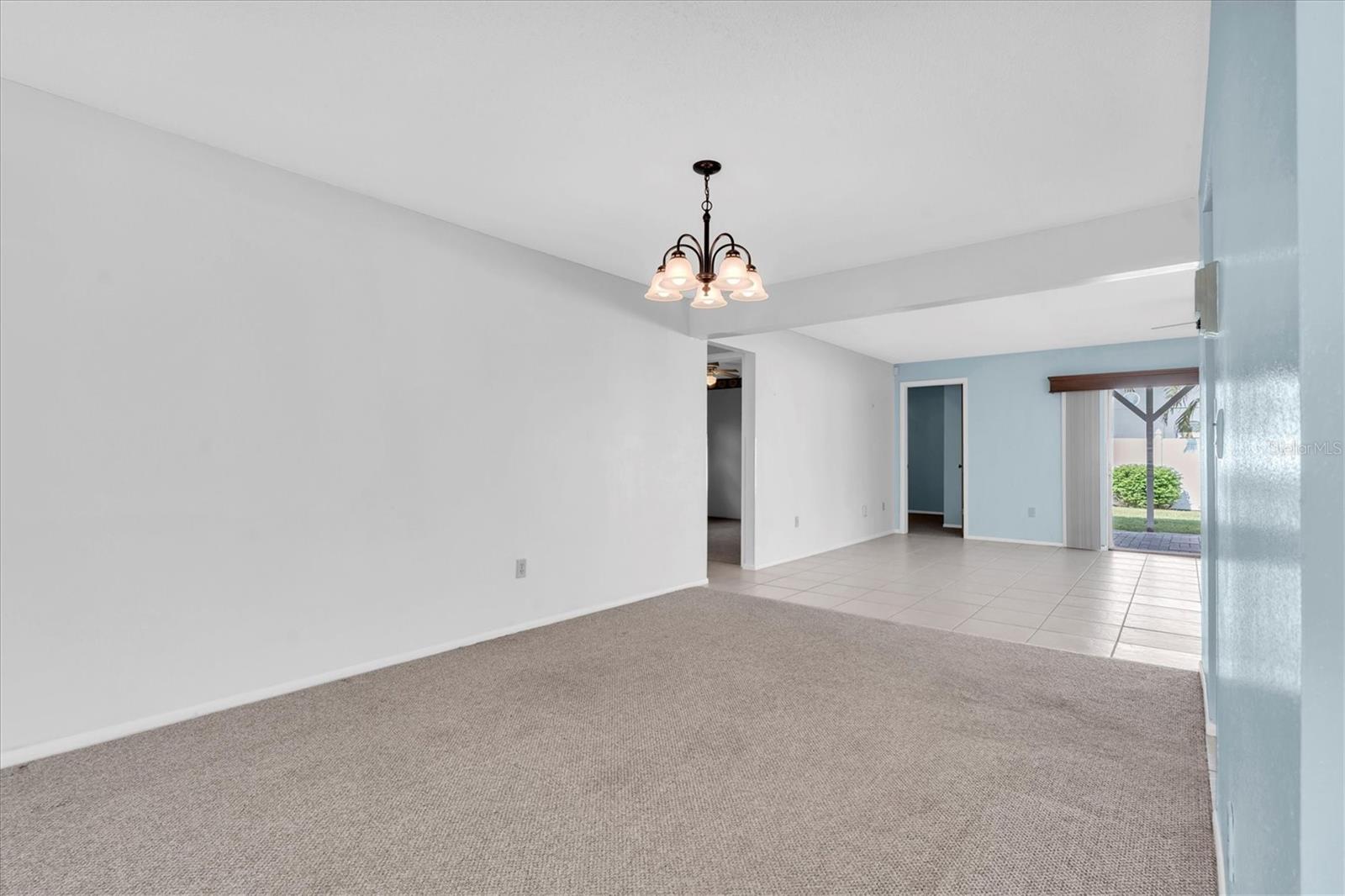 Dining Room looking into Family room