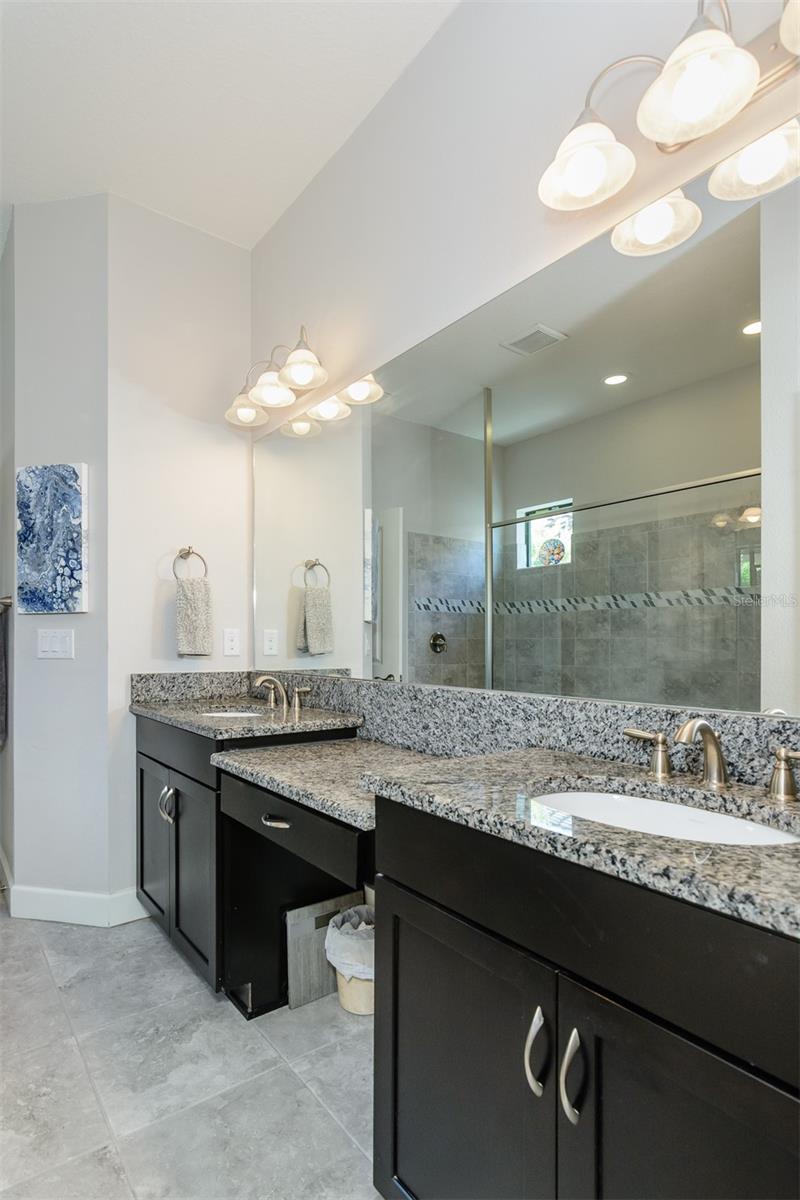Master bedroom ensuite dual sinks