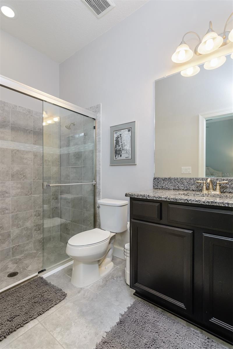 3rd bedroom ensuite with walk in shower