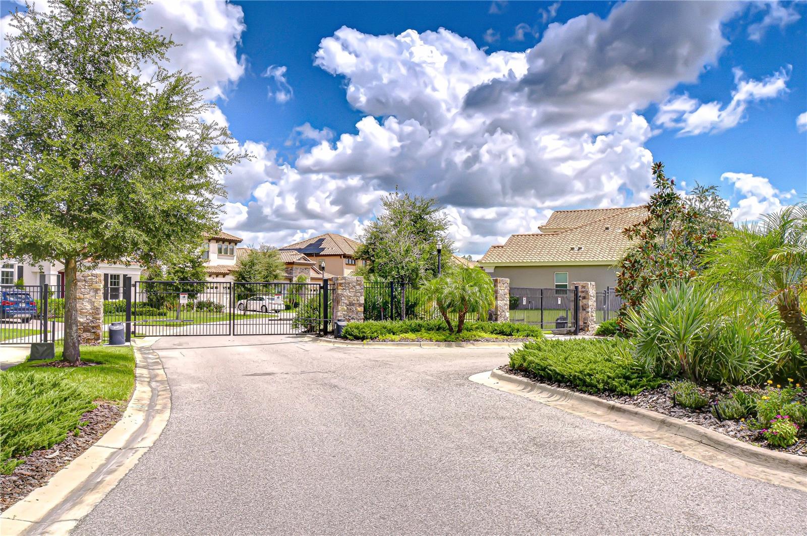 Secure & Private Gated Community Entrance