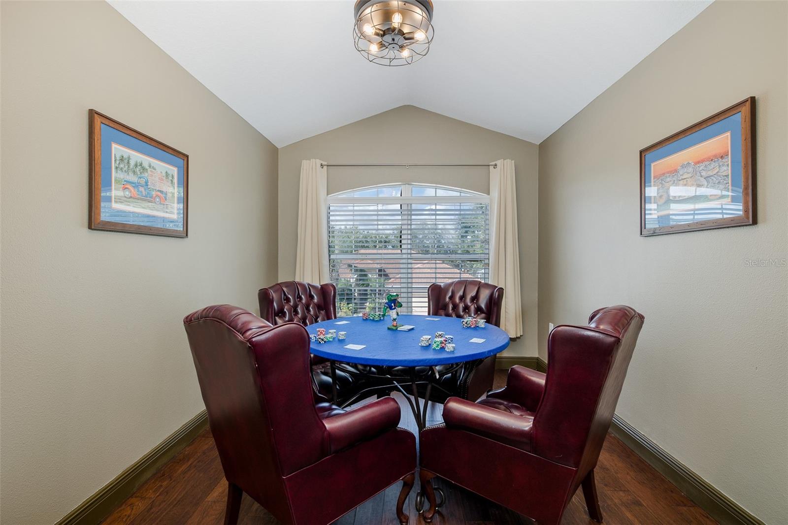 Upstairs Game Room ~ Card Table