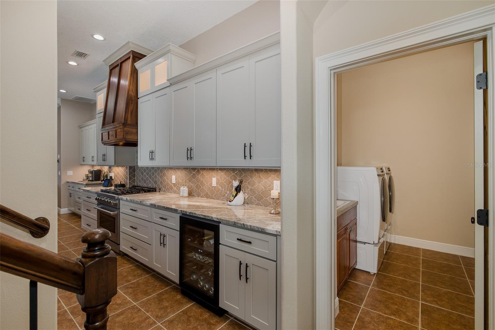 Designer Tiled Backsplash!