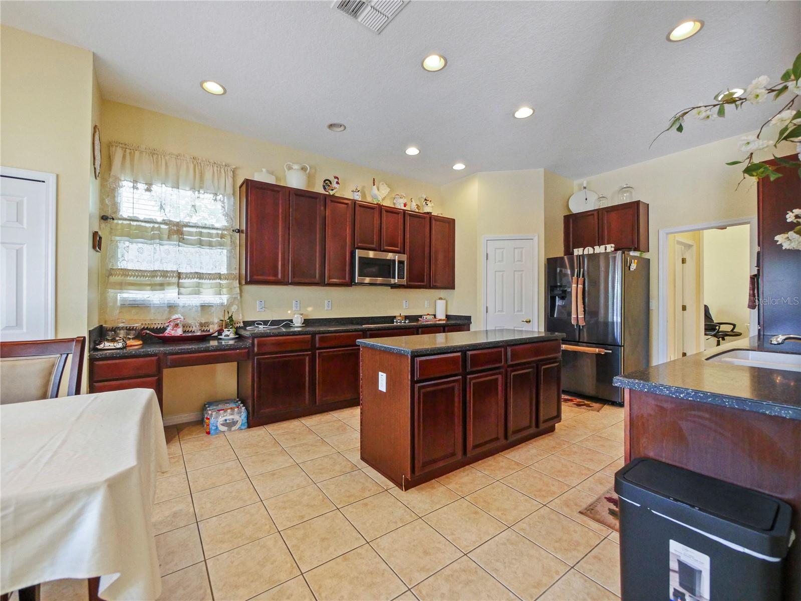 Large Kitchen with Dual Pantry Closets