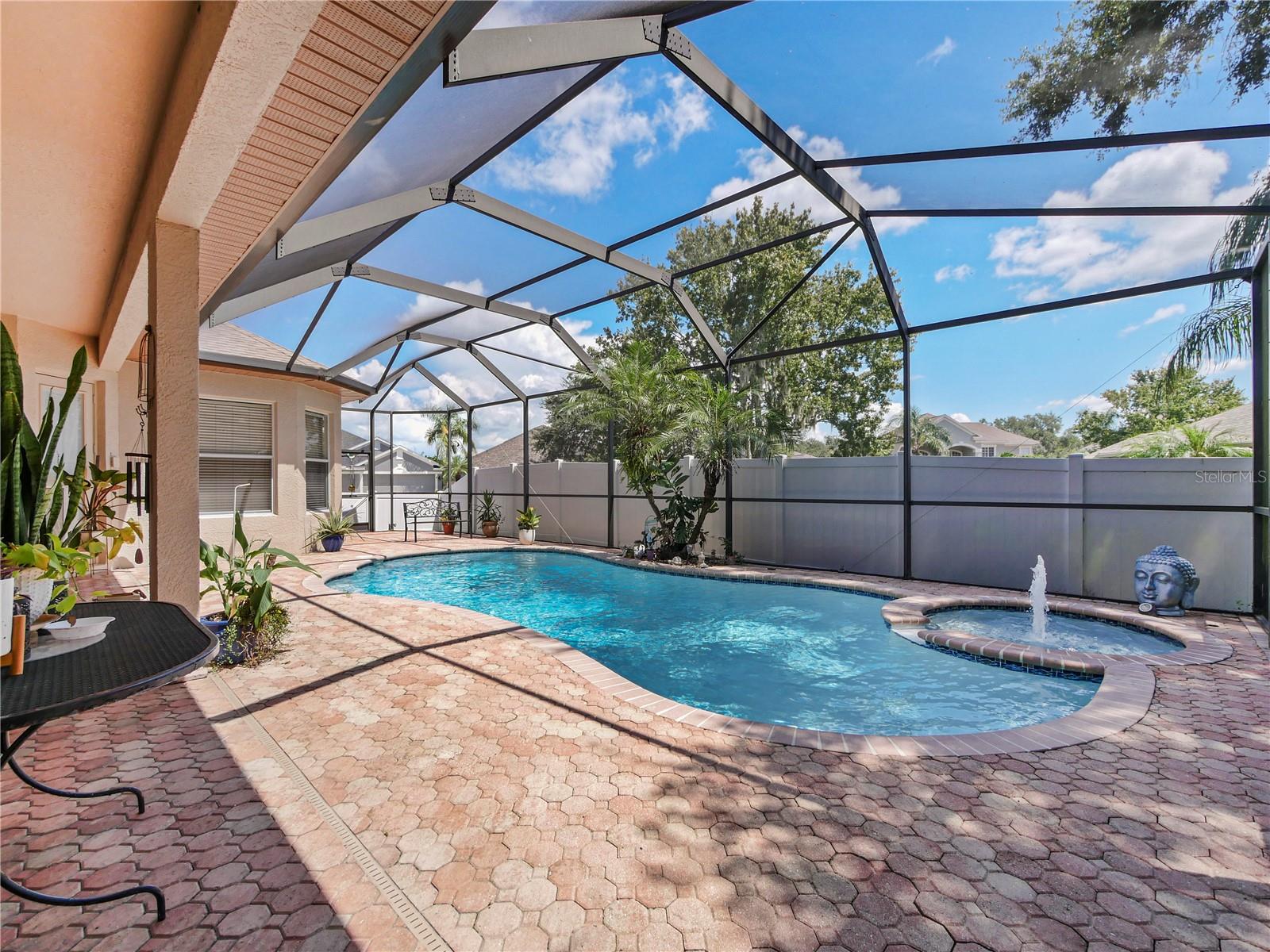 Private screened in Pool