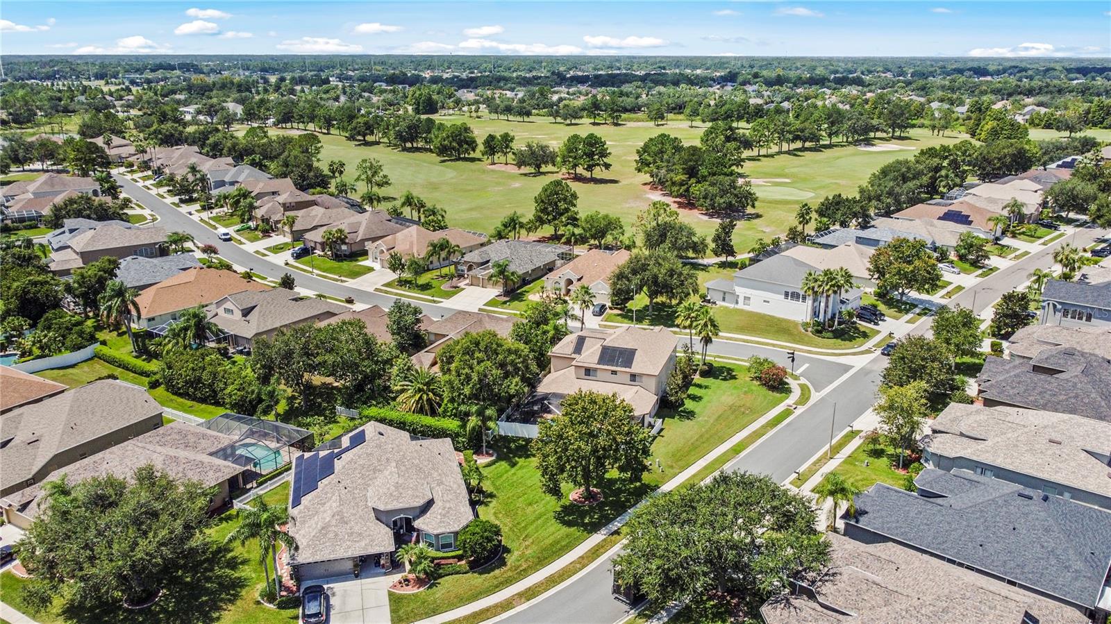 Corner Lot with golf Course in the front