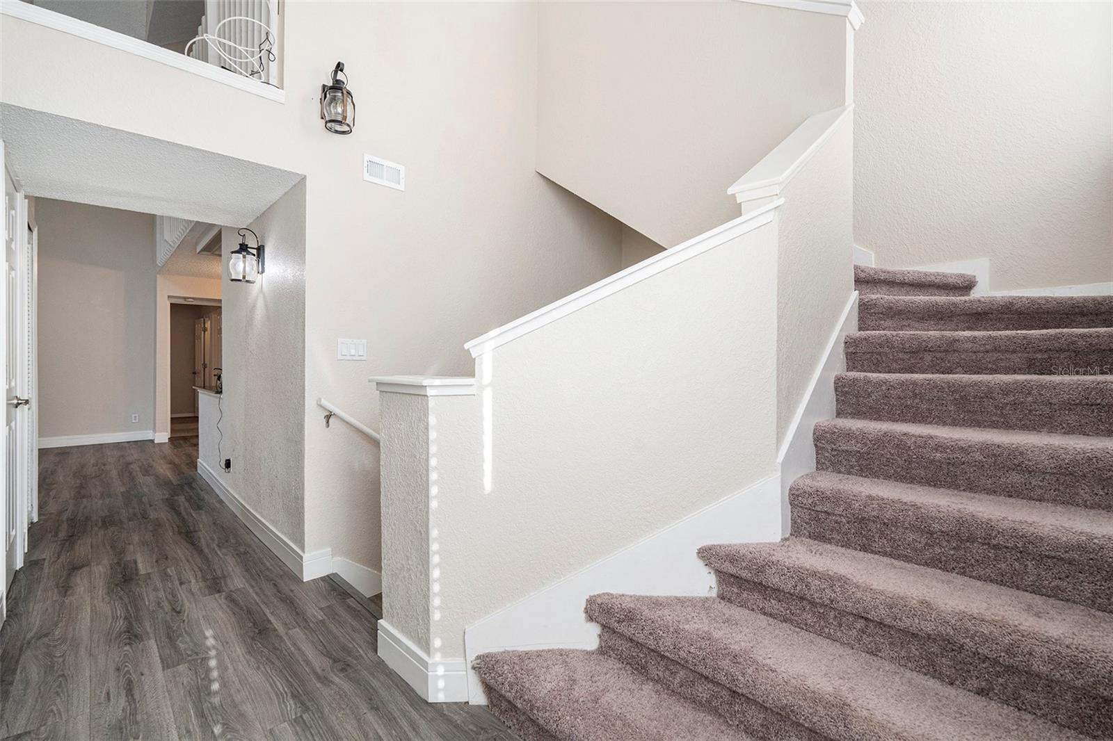 Stairway to loft