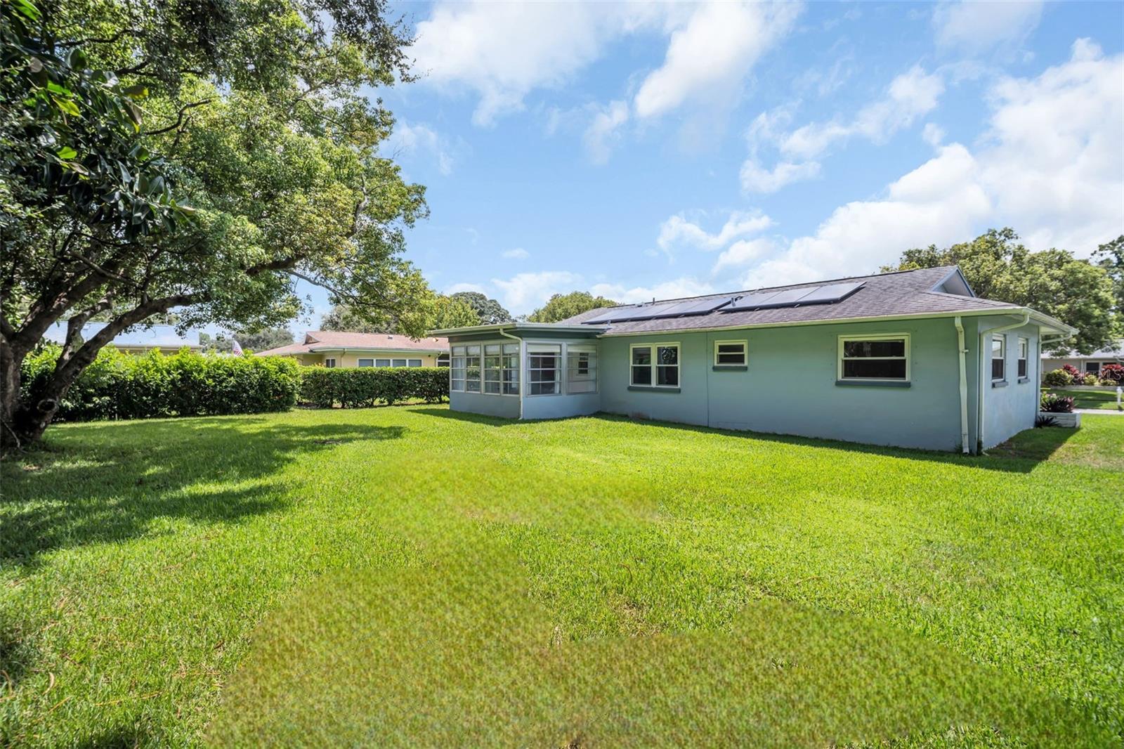 Private backyard with plenty of space to add-on a patio for your grill & outdoor seating~