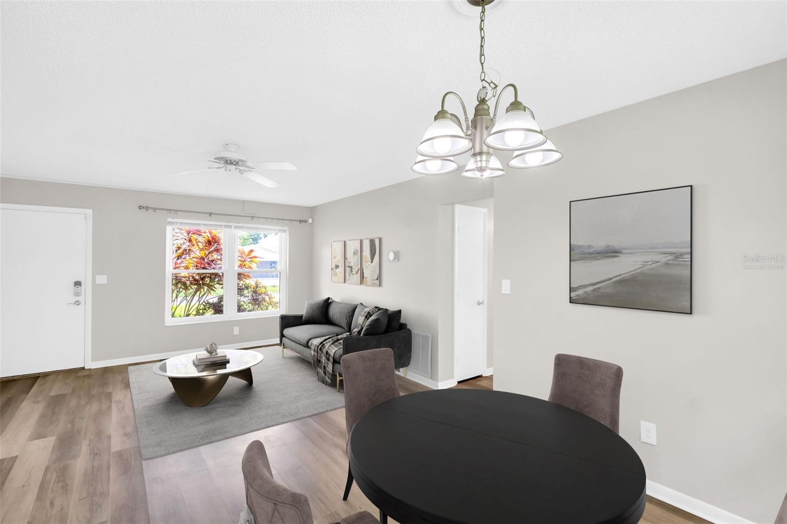 Virtually staged - Freshly painted interior~