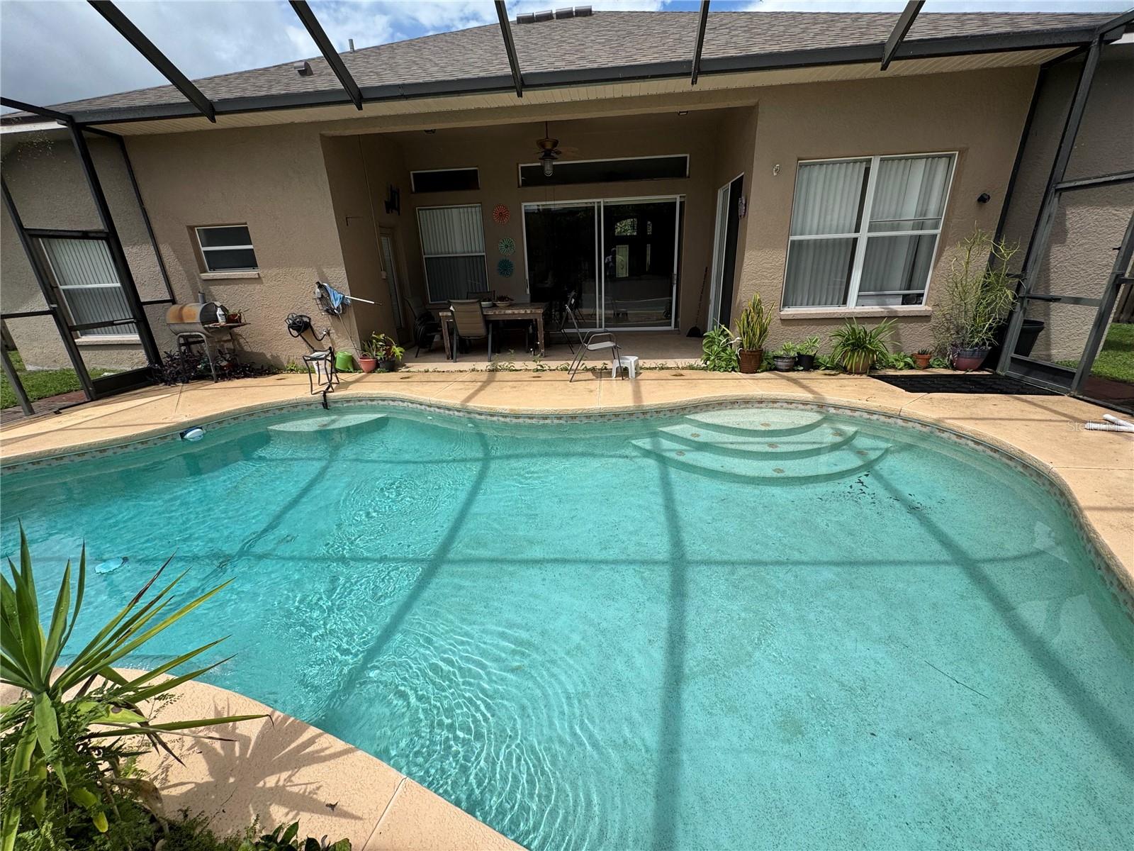 Seeing space for Patio table and entertaining