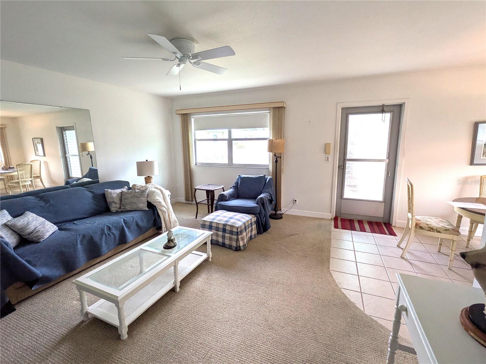 Living Room showing Front Door.