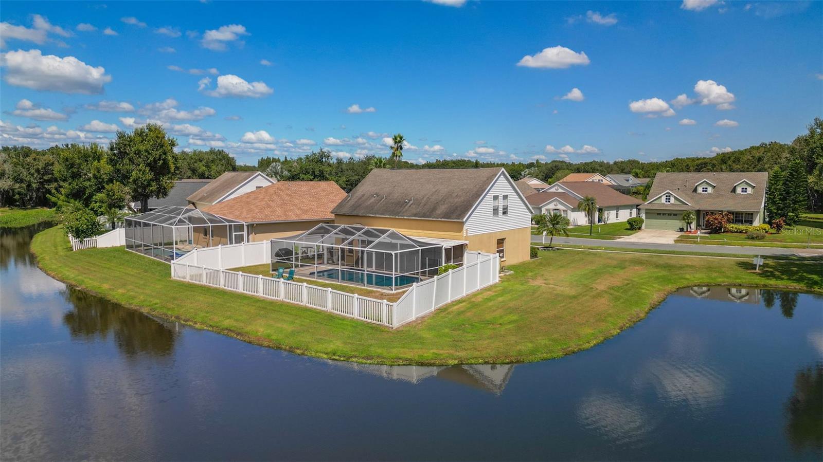 Aerial Backyard View