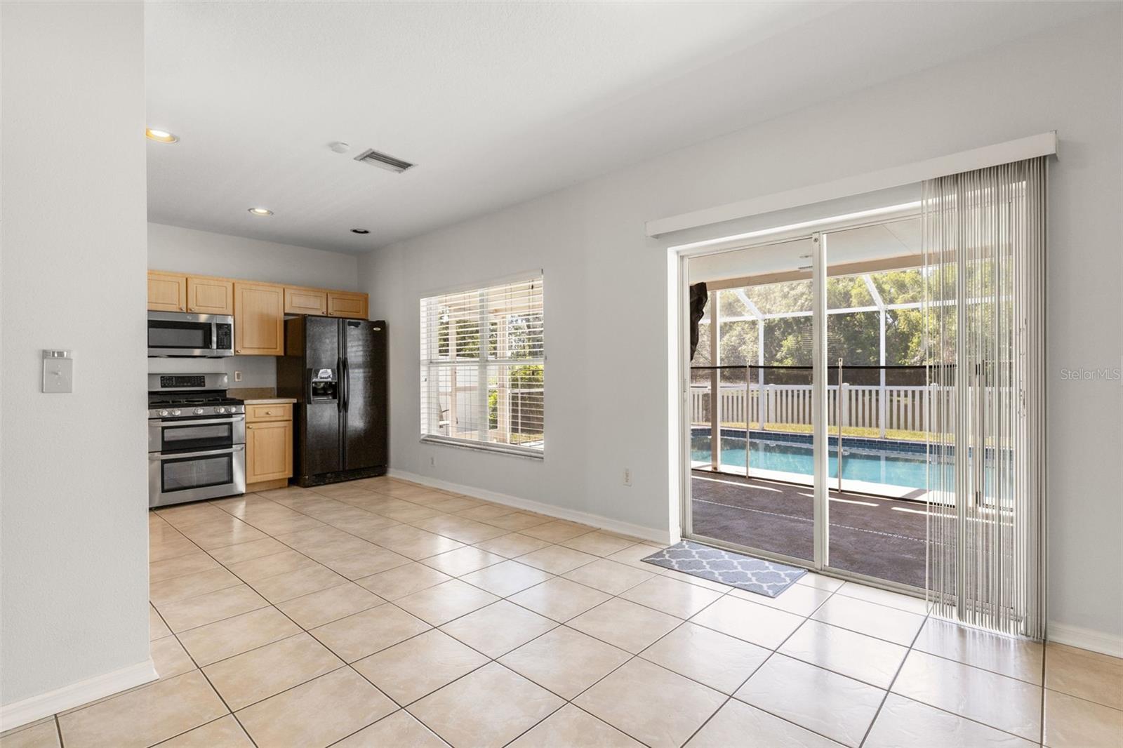 Kitchen w/backyard View