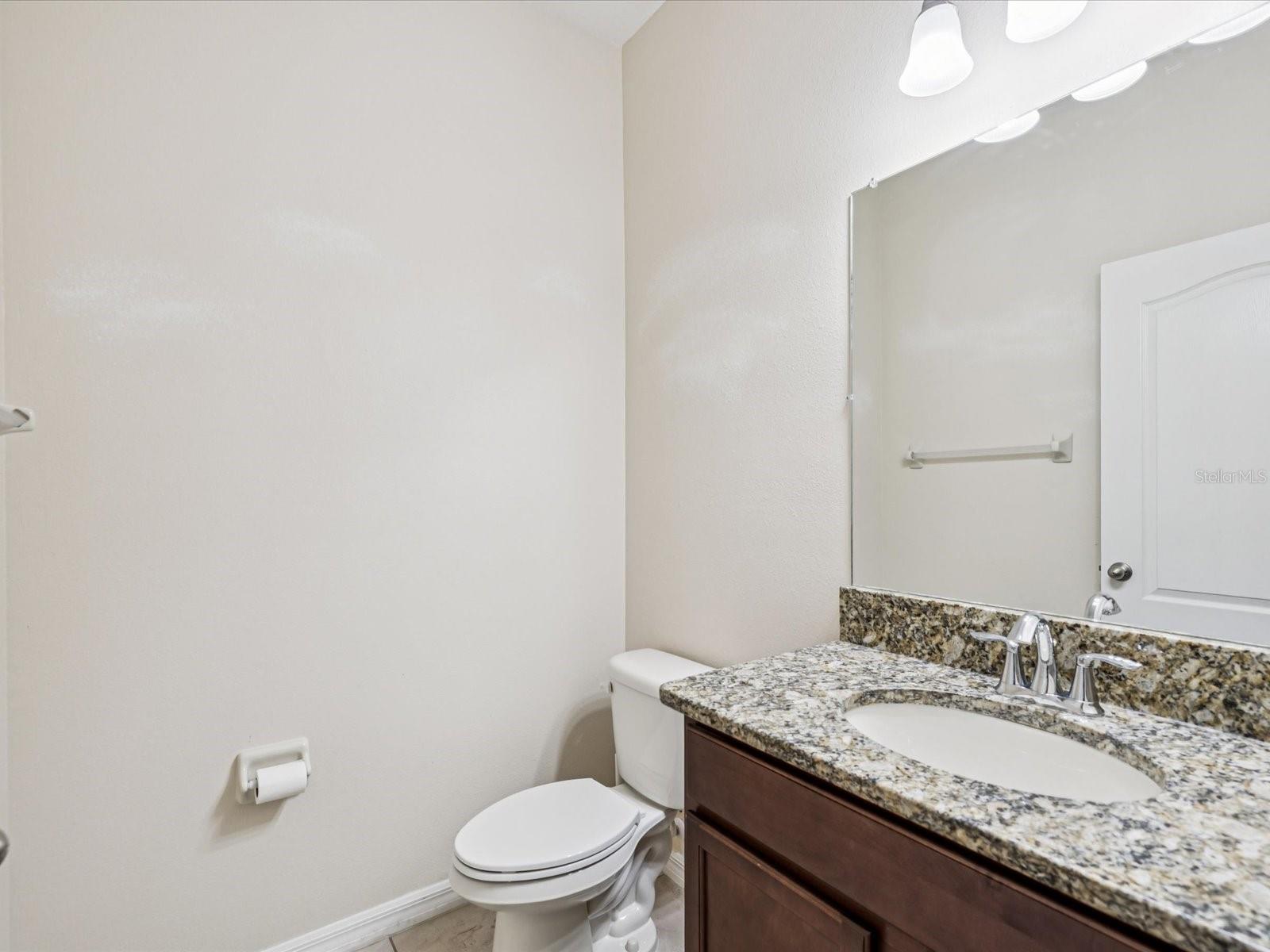 1st floor half bathroom