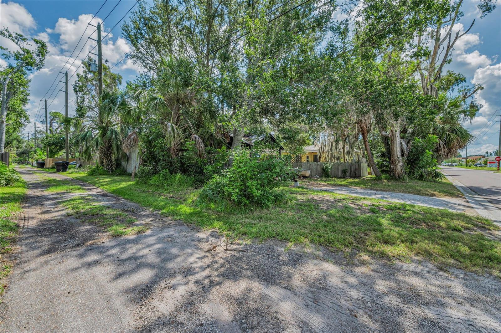 Rear alley access