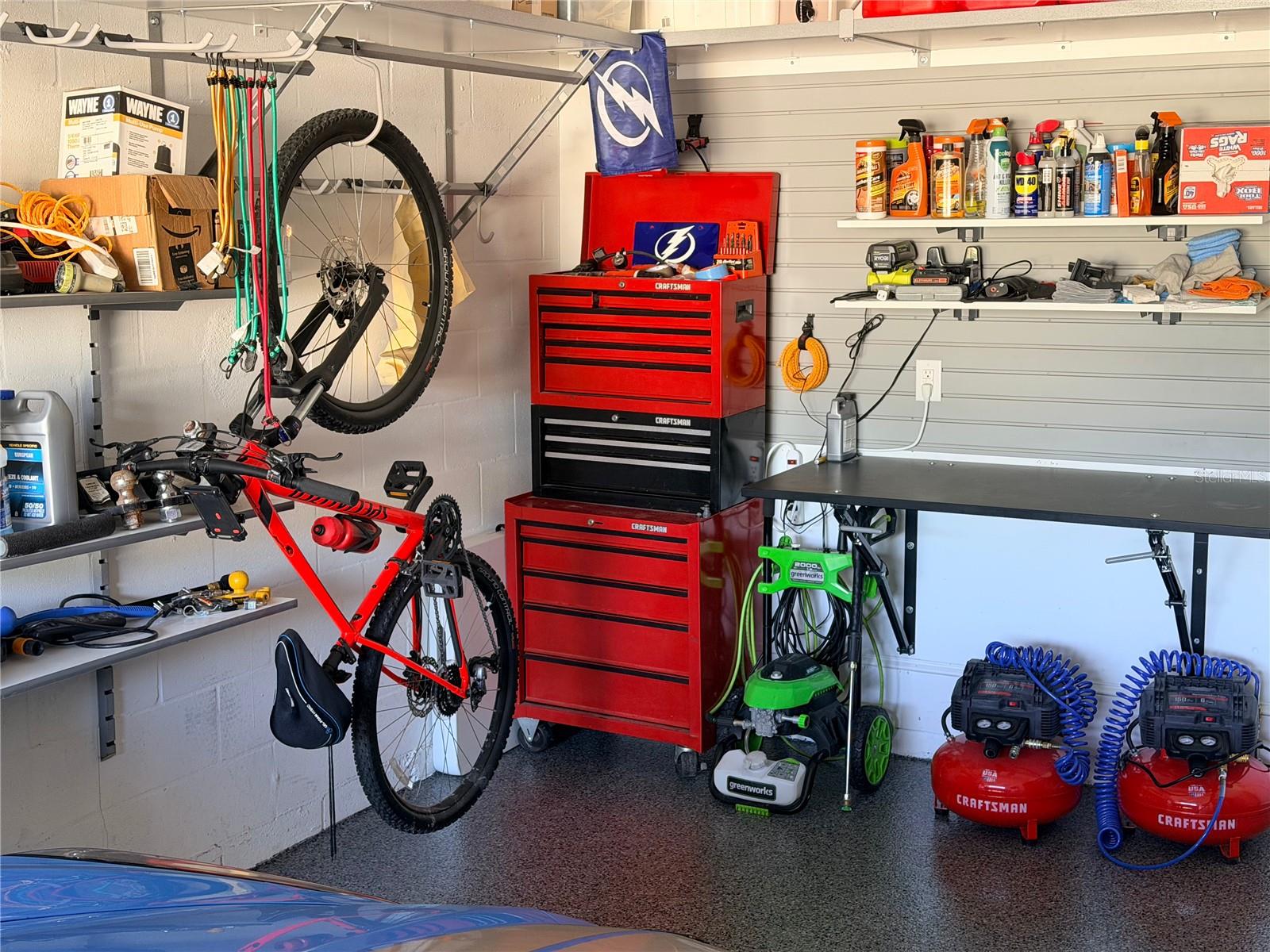 Single car extended garage