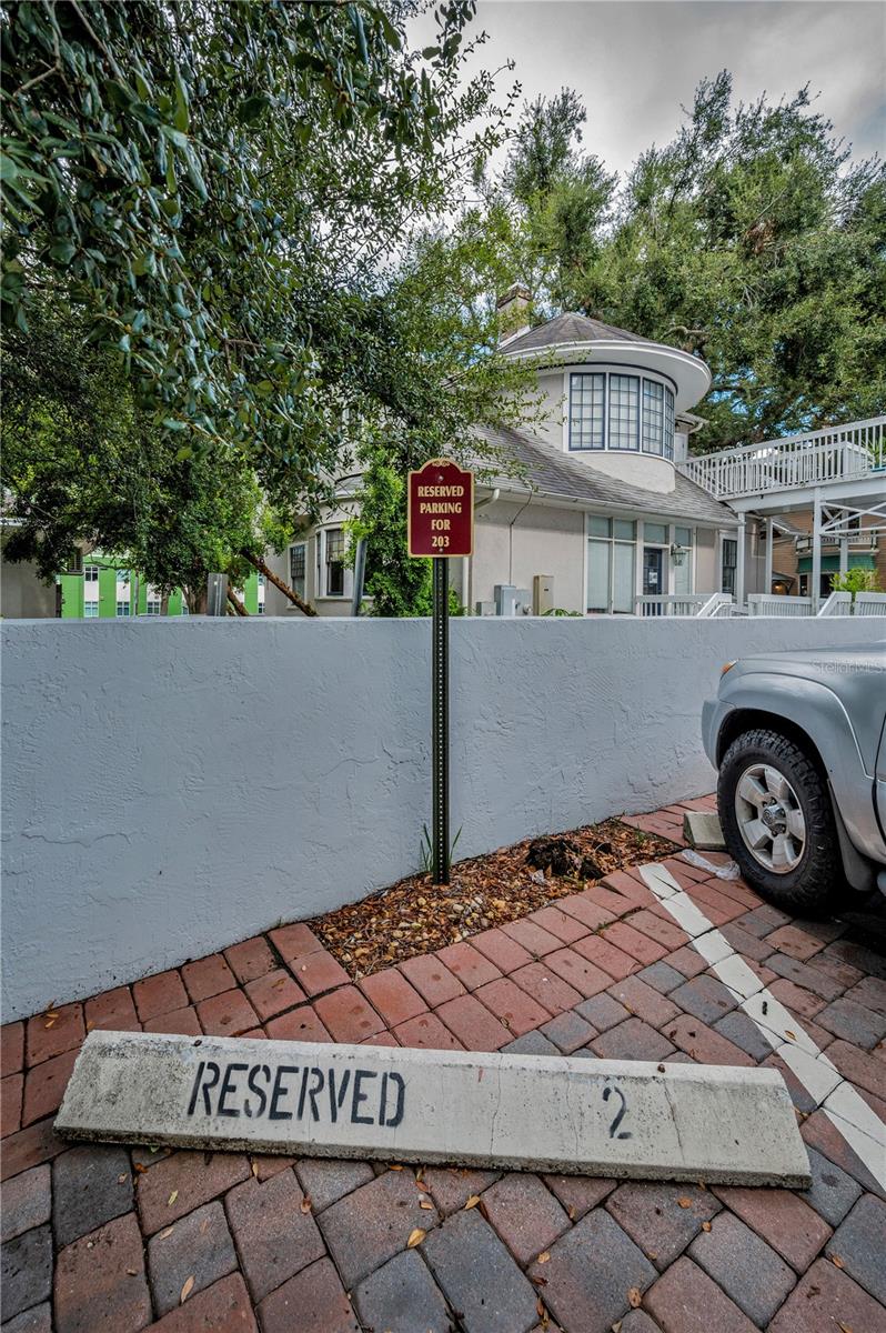 Reserved Parking for this unit