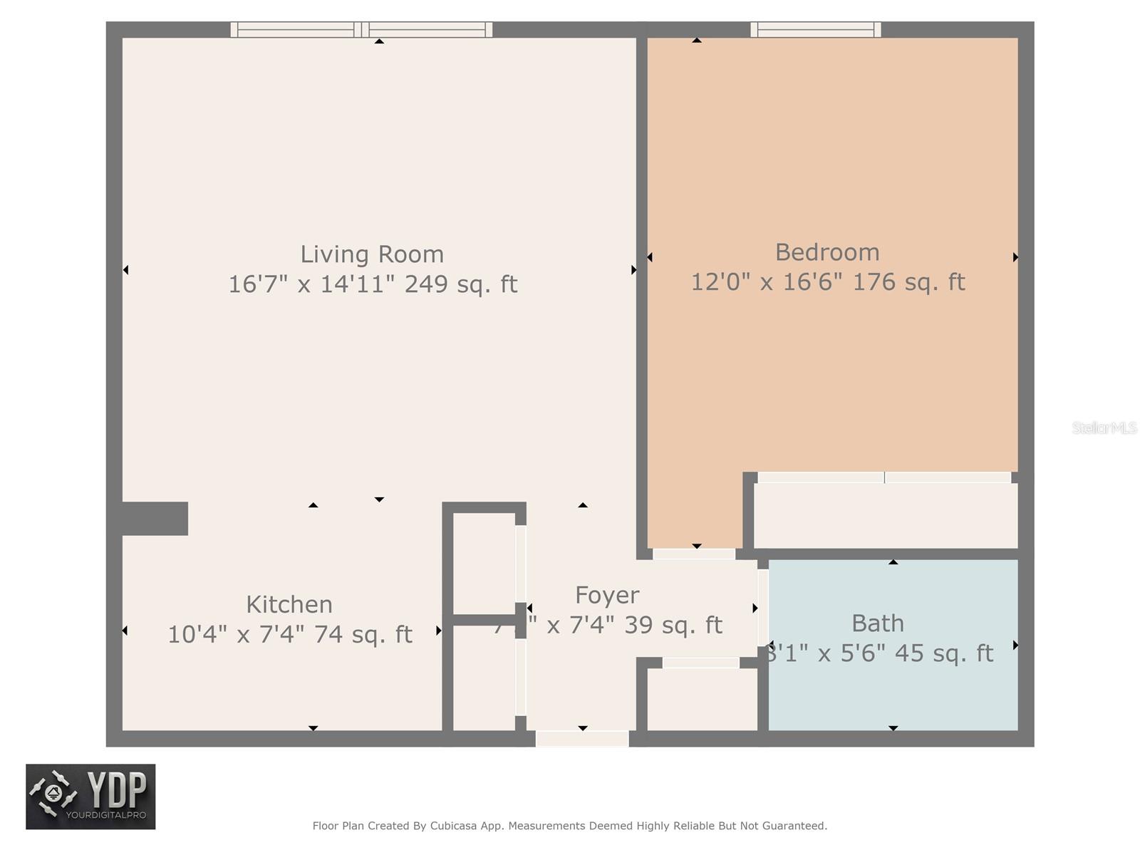 Unit 203 Floor Plan