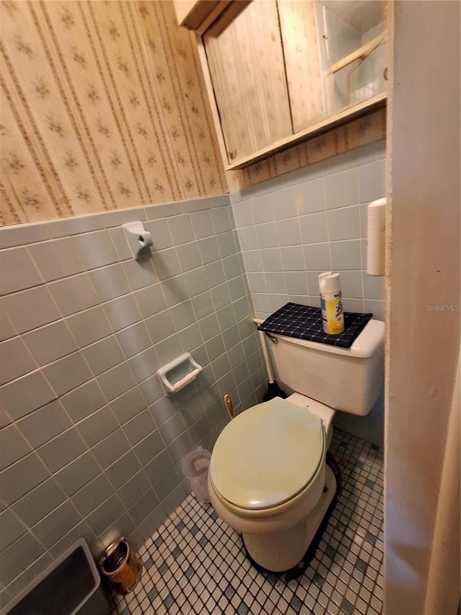 Tiled Garage Bath