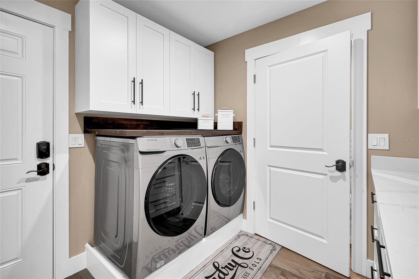 Inside laundry room