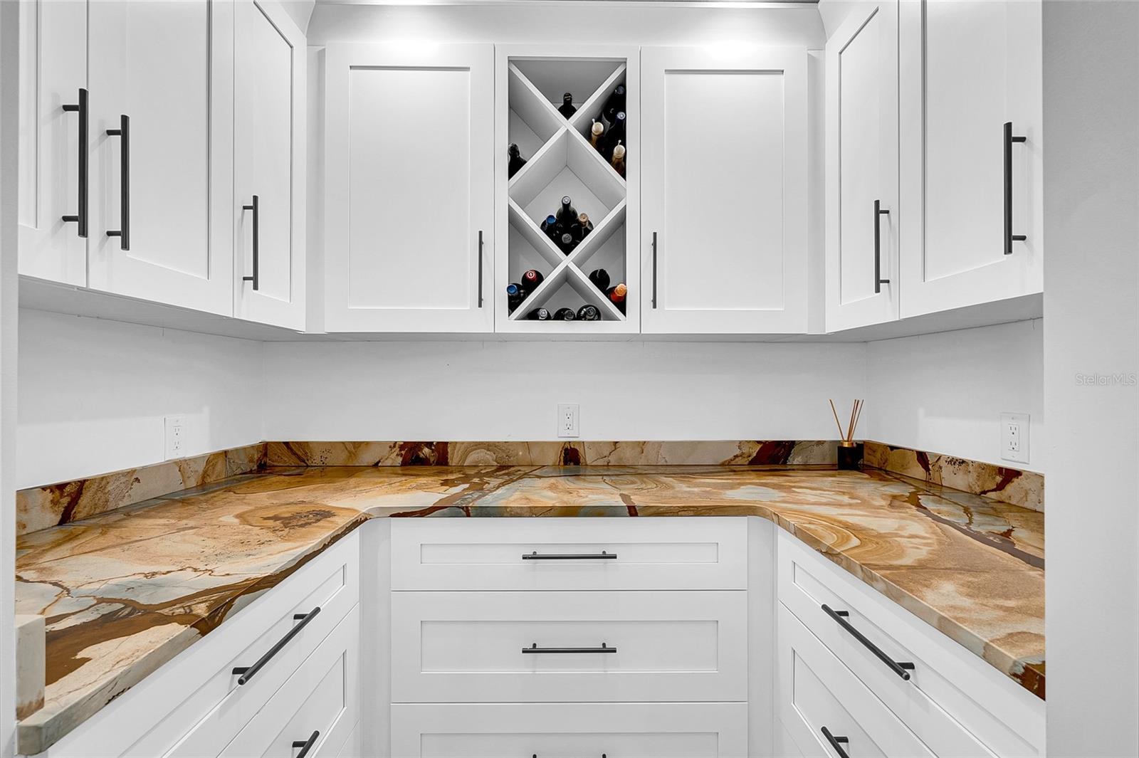 Kitchen Pantry Closet with barn doors