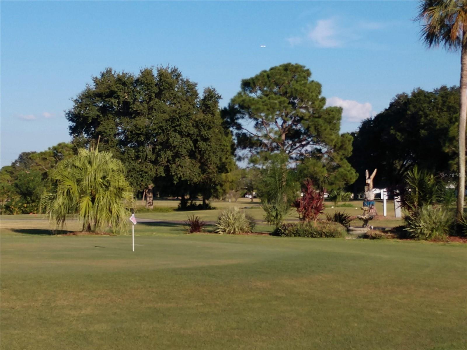 Putting and chipping practice green.