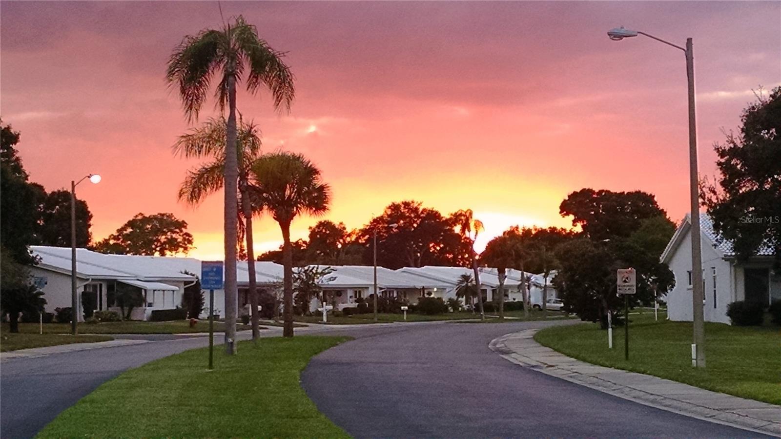 At the end of the day sit back and enjoy one of the natural wonders Florida has to offer...a majestic sunset from the comfort of your own neighborhood.