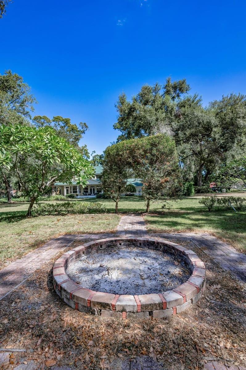 The firepit area offers a great space to enjoy those cooler winter temps with friends and family.