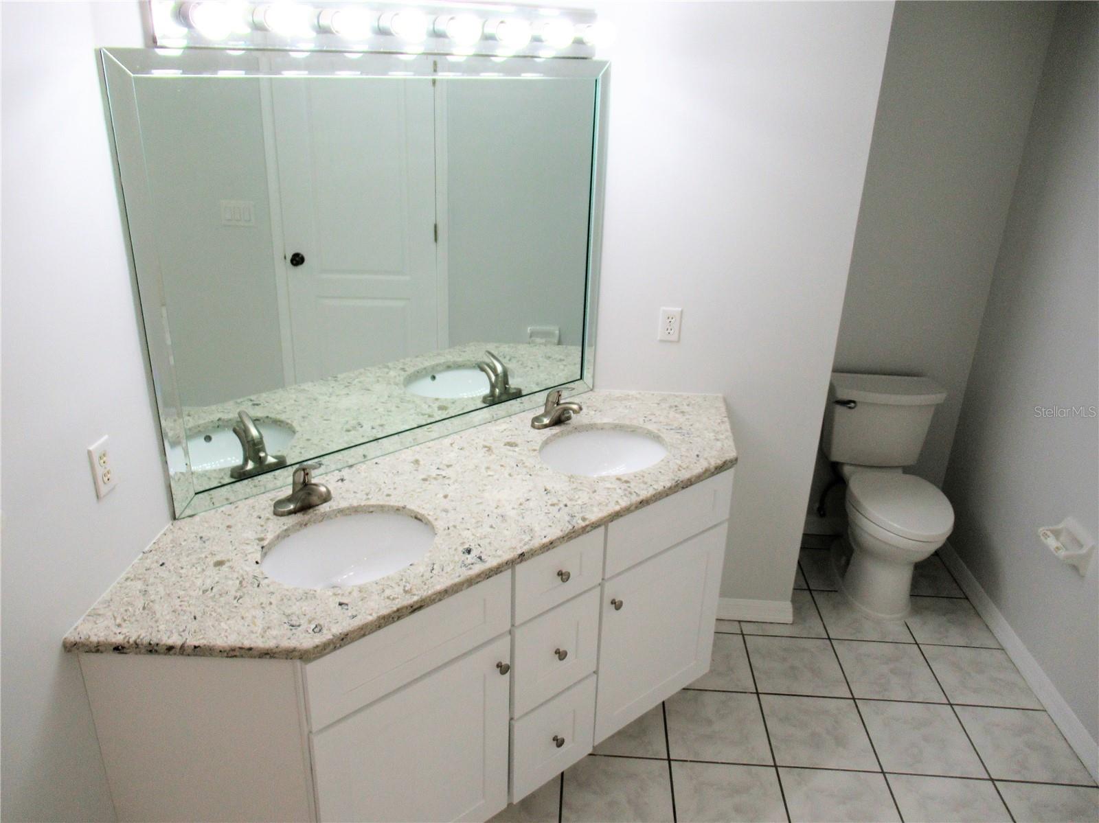 Vanity - toilet area