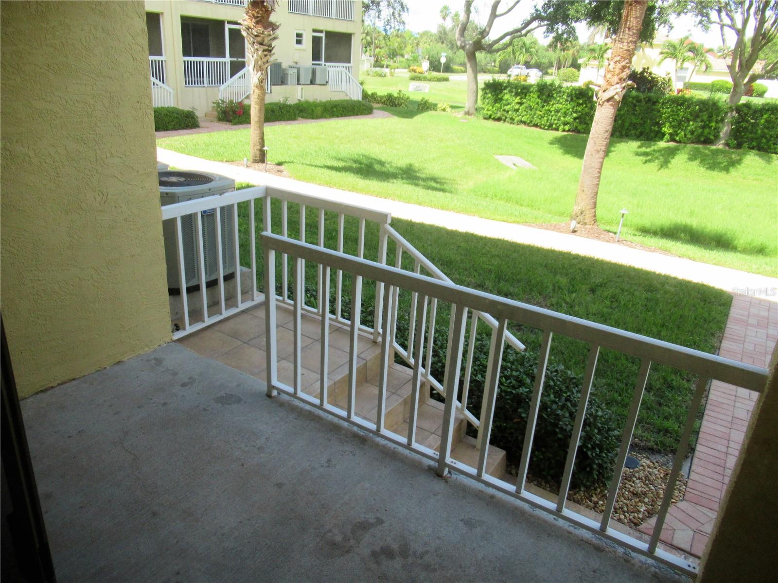 Patio out to grounds & pool
