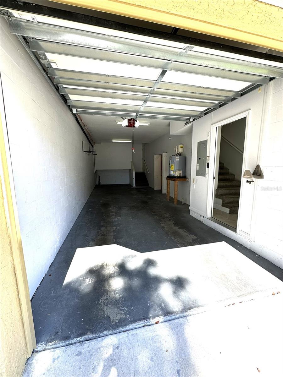 Two Car Tandem Garage - also has extra storage closet