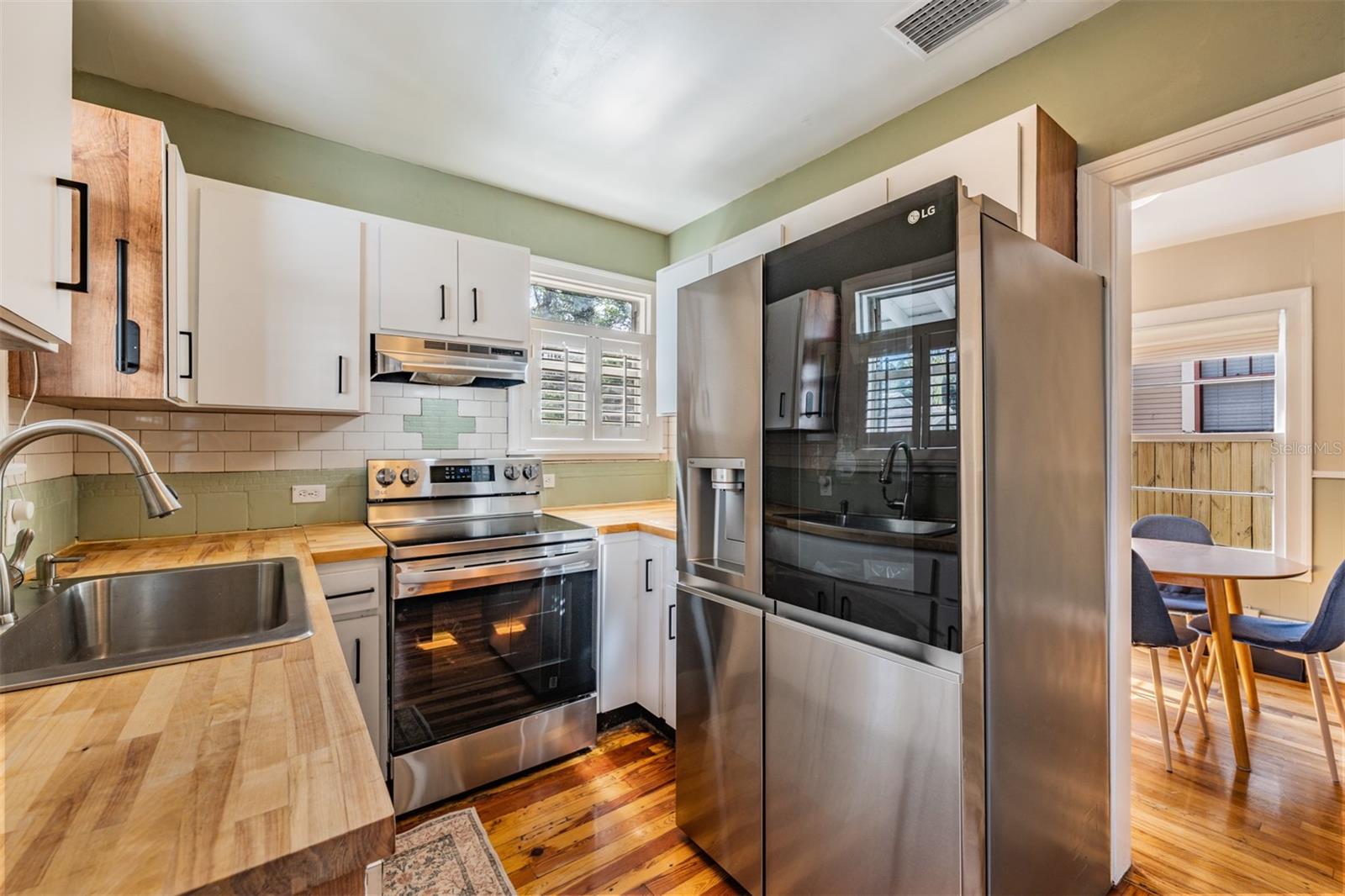 Kitchen with newer LG thinQ appliances